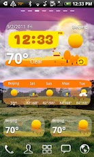 GO Weather Mid-Aut Widget Skin