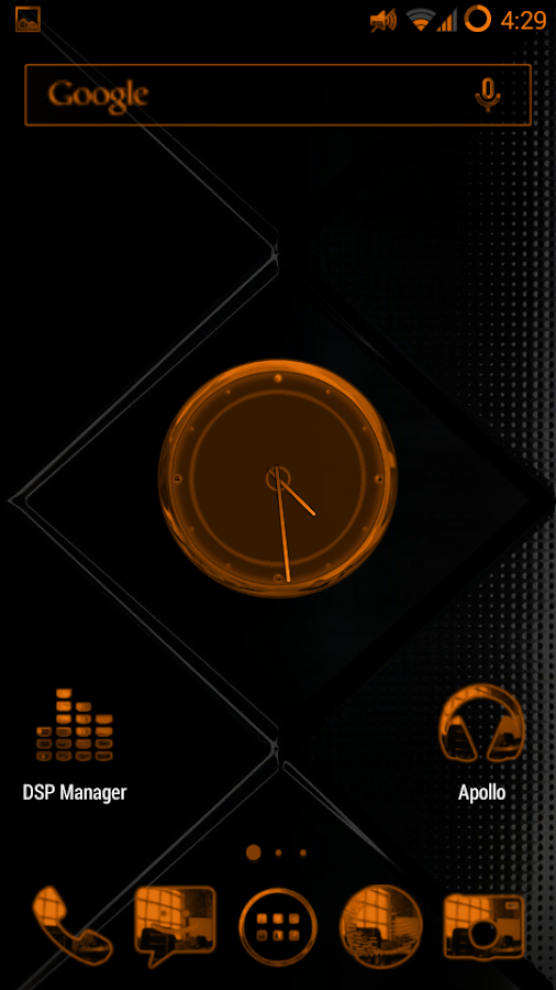 orange chrome cm11 aokp theme android apps on google play