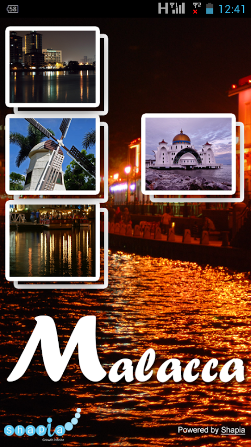 Android application Malacaa City Guide screenshort