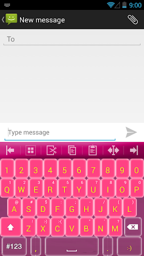 Keyboard++ pink theme