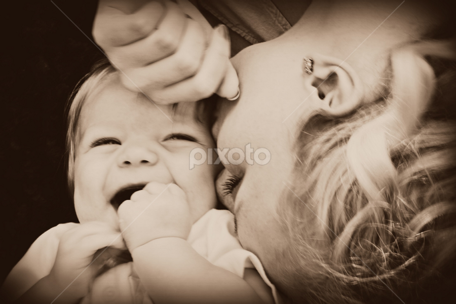 Mothers love by Michelle DeWeese Webber - Babies & Children Babies