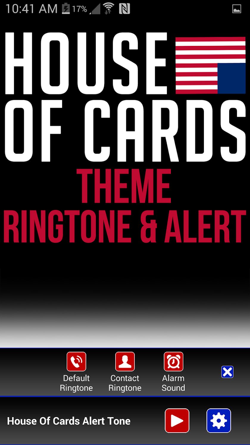 House Of Cards Theme Ringtone Screen 2