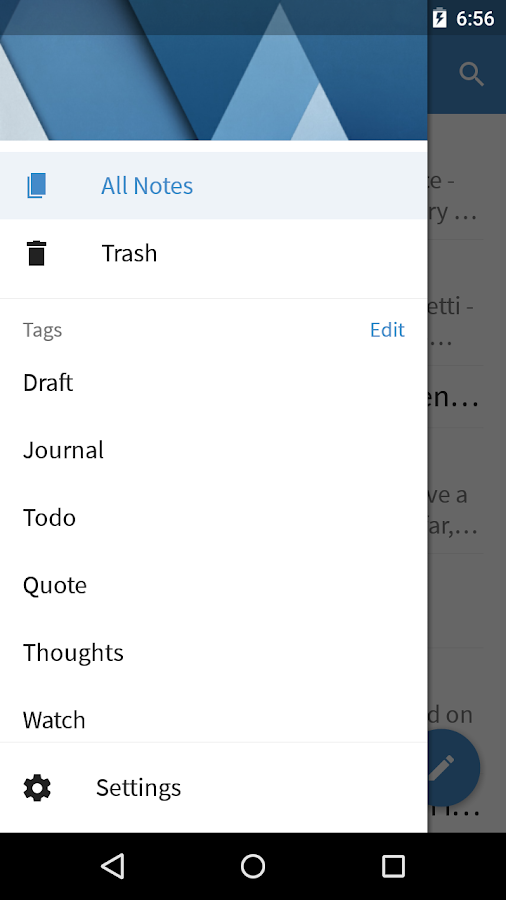 Simplenote - screenshot