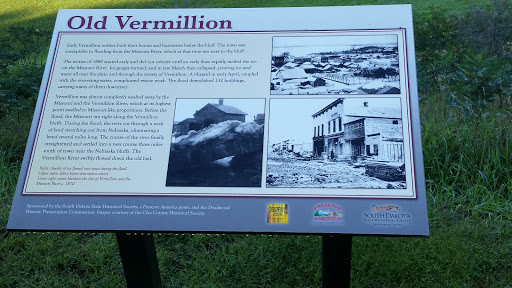 Old Vermillion Historical Marker 