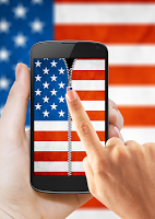 Anteprima screenshot di US Flag Zipper blocco APK #19