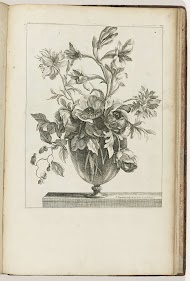 Boeket in glazen vaas