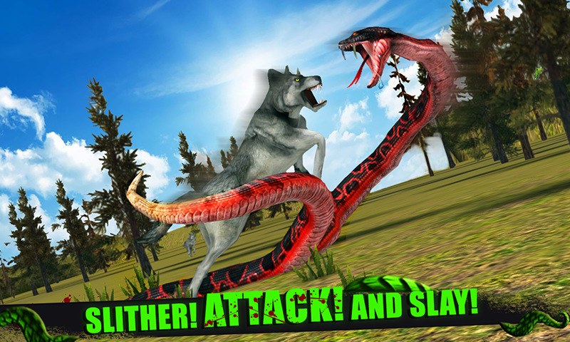 Angry Anaconda Attack 3D Screen 3