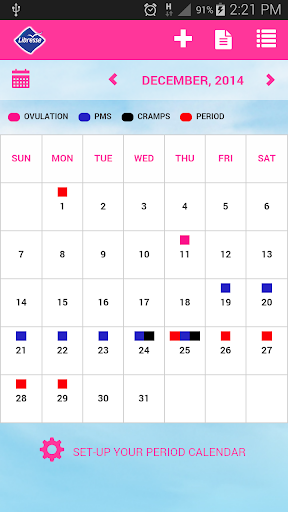 Libresse Calendar