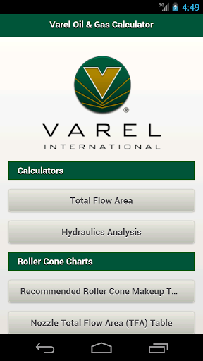 Varel Oil Gas Calculator