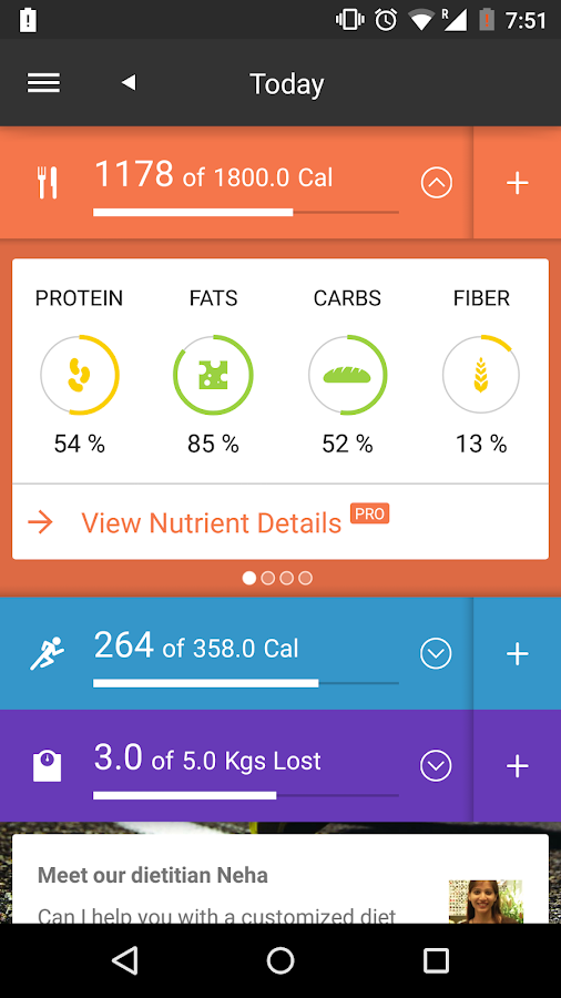HealthifyMe Calorie Counter Android Apps on Google Play
