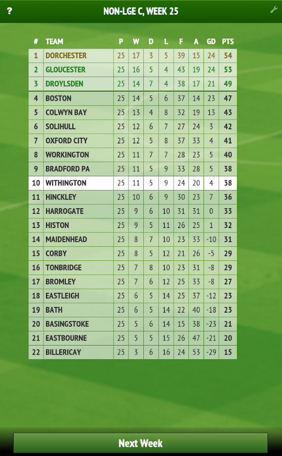 Football Chairman Lite - screenshot