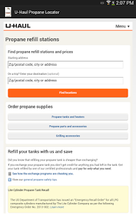U-Haul Propane Locator Screenshots 0