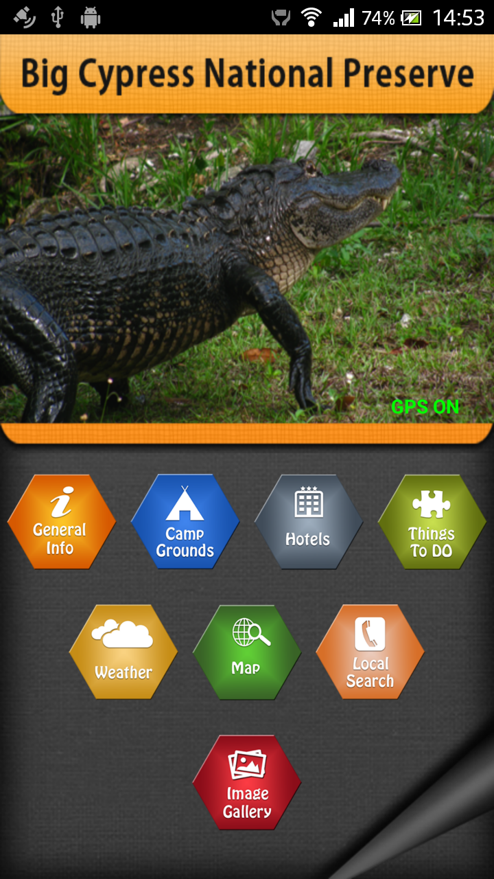 Android application Big Cypress National Preserve screenshort