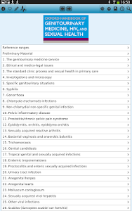 Screenshot Oxford Handbook Genitourin Med v2.3.1
