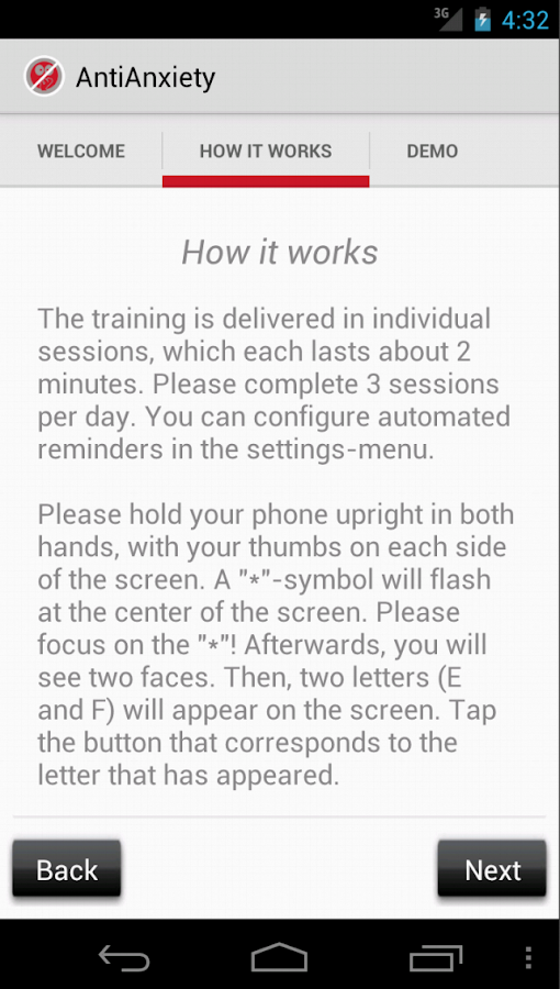 AntiAnxiety — приложение на Android