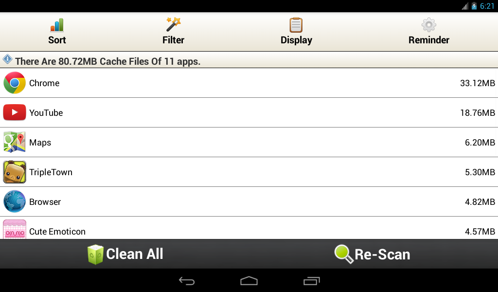 Easy Cache Cleaner Android