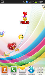 Emoji Fun Touch Live wallpaper Screenshots 3