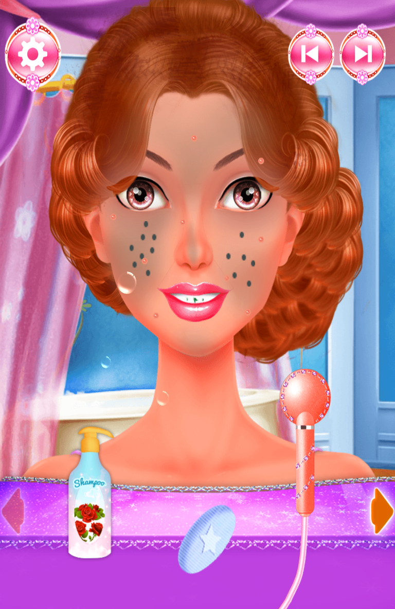 Princess Palace Salon Makeover Screen 2