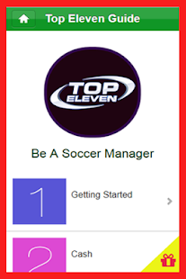 Guide for Top Eleven Football