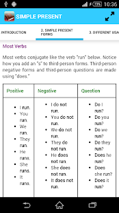 English Tenses - screenshot thumbnail
