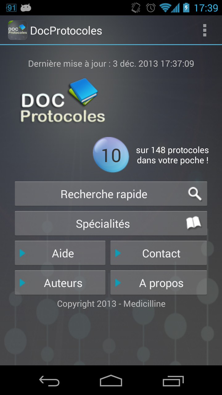 Doc Protocoles Screen 1