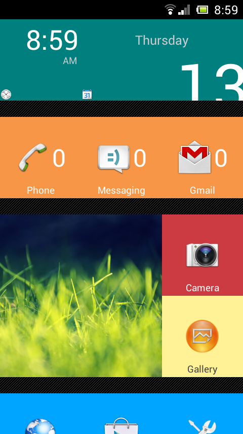    SquareHome.Phone (Launcher)- screenshot  