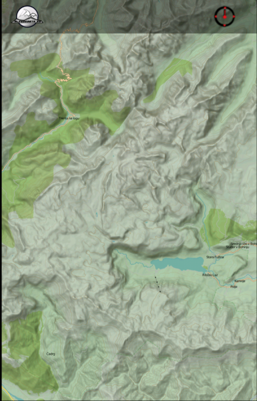 TRIGLAV Hiking Map Screen 2