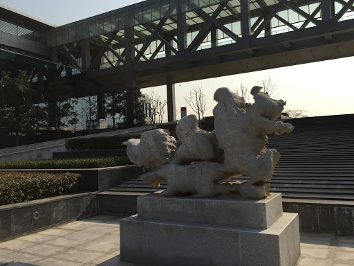 招银大学fountain太湖石