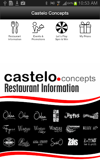 Castelo Restaurants Spin Win