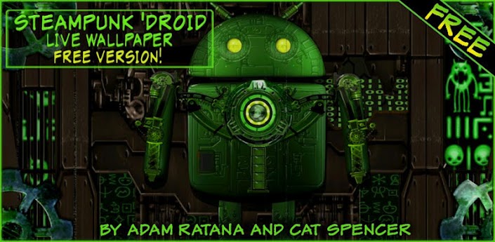 Steampunk Droid Free Wallpaper v1.0 (1.0)