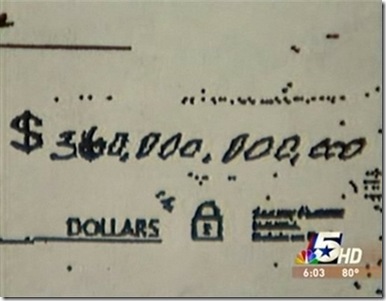 Charles Ray Fuller 360 billion dollar fake check