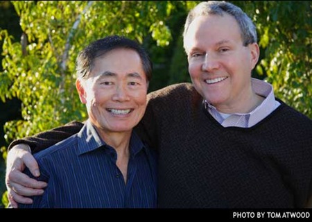 George Takei and gay partner Brad Altman photo
