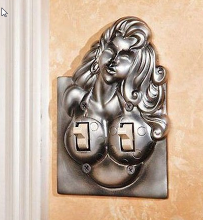 woman breast shaped switch