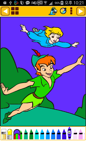 Coloring Book : Peter Pan