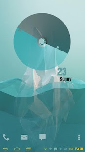 How to download GRADIENT UCCW MNMAL CLOCK SKIN 1.0 apk for bluestacks