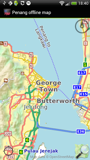 Penang offline map