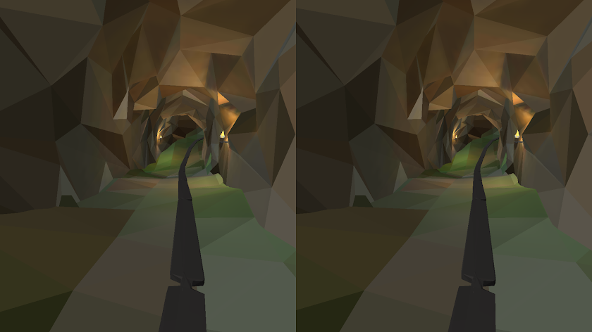 Polygonal RollerCoaster VR Screen 2