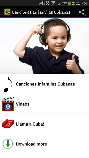 【免費娛樂App】Canciones Infantiles Cubanas-APP點子