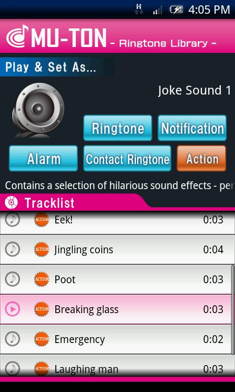 Joke Sound Library1(MU-TON) Screen 1