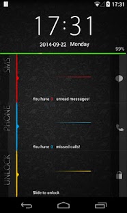 Lastest KK Locker theme - Dark APK for Android