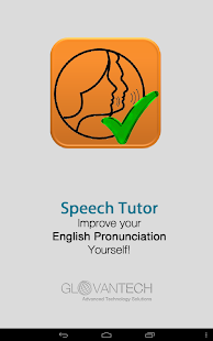 Speech Tutor - English
