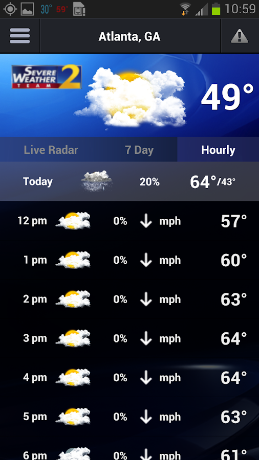 WSBTV Channel 2 Weather Android Apps on Google Play