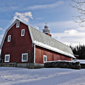 Big Red Barn by Christine Hanaford - Buildings & Architecture Architectural Detail