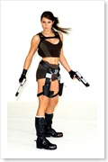 Alison Carroll
The new face of Lara Croft from the game Tomb Raider 