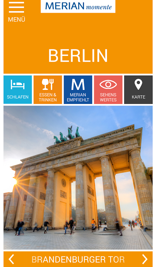 Android application Berlin Reiseführer - Merian screenshort