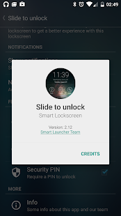Slide to unlock - screenshot