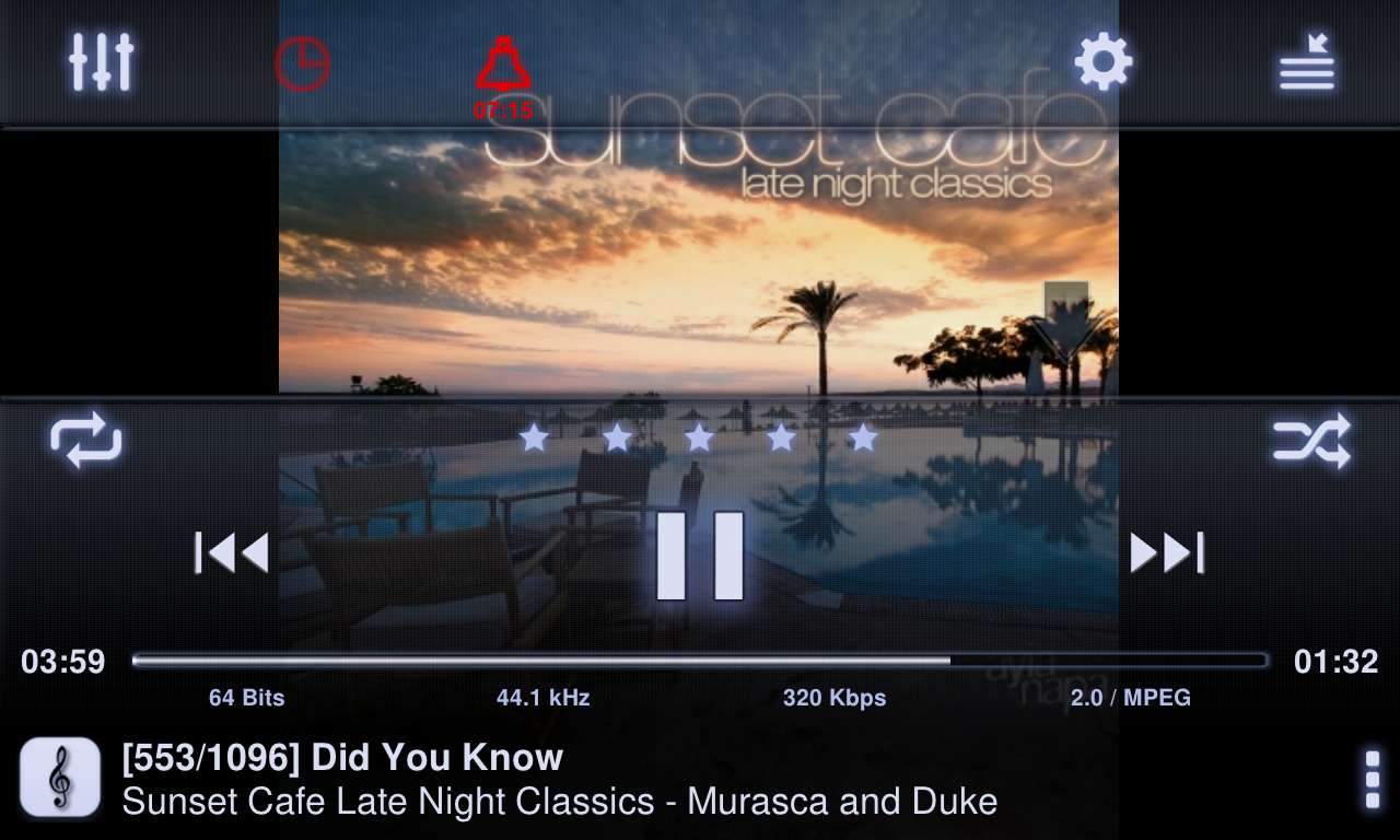 Neutron Music Player - screenshot