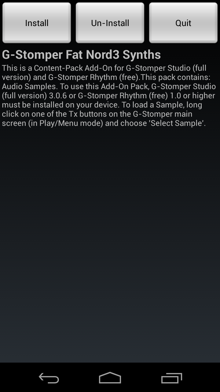 G-Stomper Fat Nord3 Synths Pck Screen 3