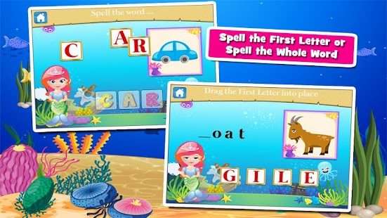 Mermaid Princess Pre K Games - náhled
