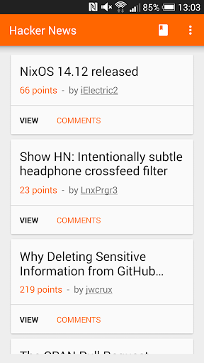 Hacker News Reader